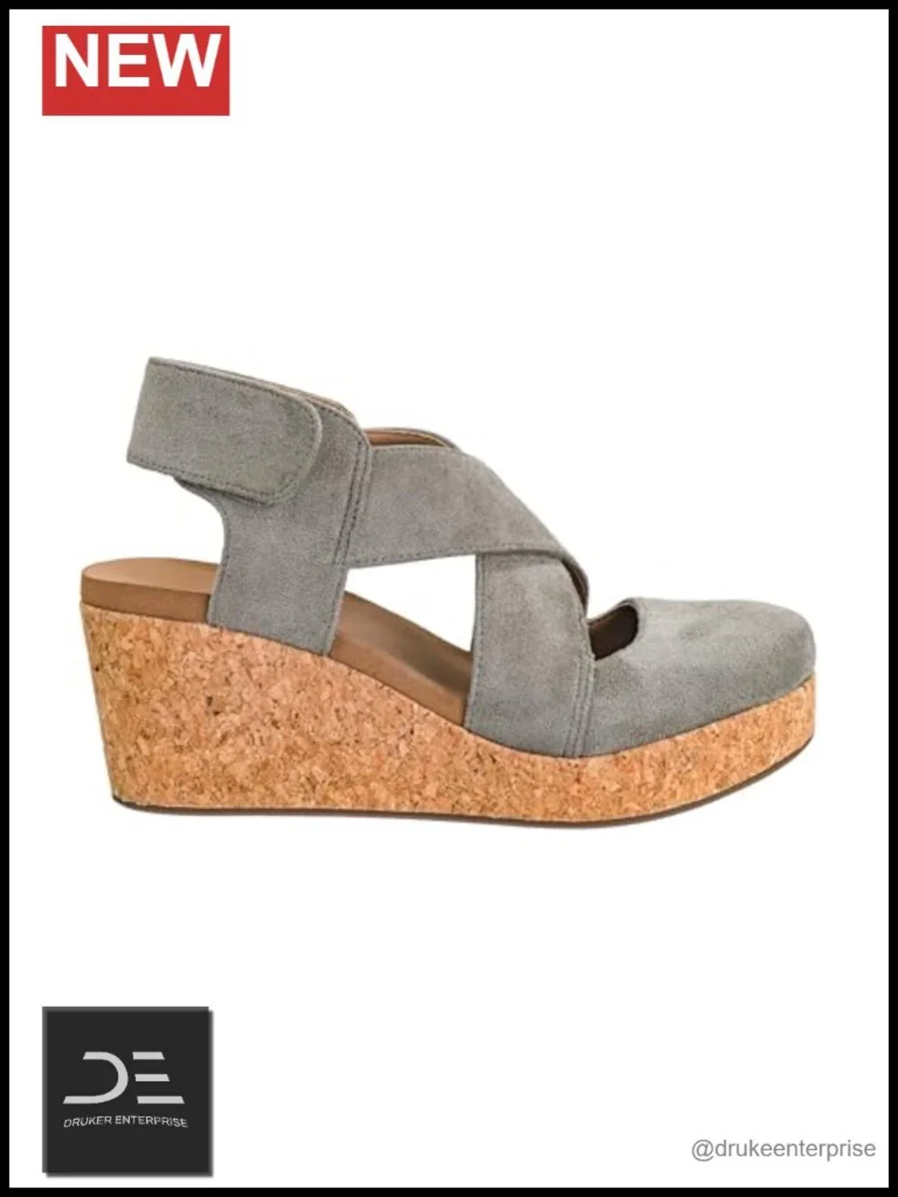 Corkys Case Closed Wedge Sandals - 2.5